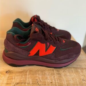 New Balance Burgundy and Red Sneakers